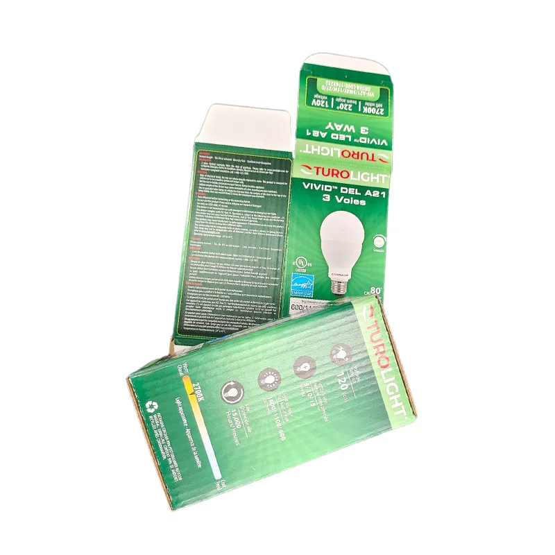 Shanli custom Printing Paper Led Light Led Bulb Packaging Box