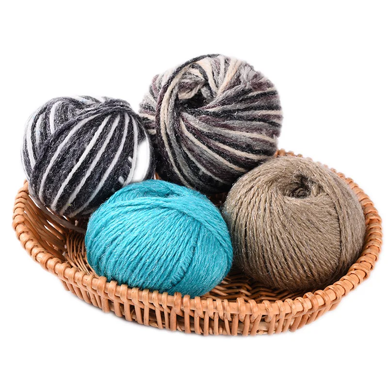 Высококачественная шерстяная пряжа Альпака Ручной Вязки Шарф шапка вязаная Пряжа пальто Шерстяная трикотажная пряжа