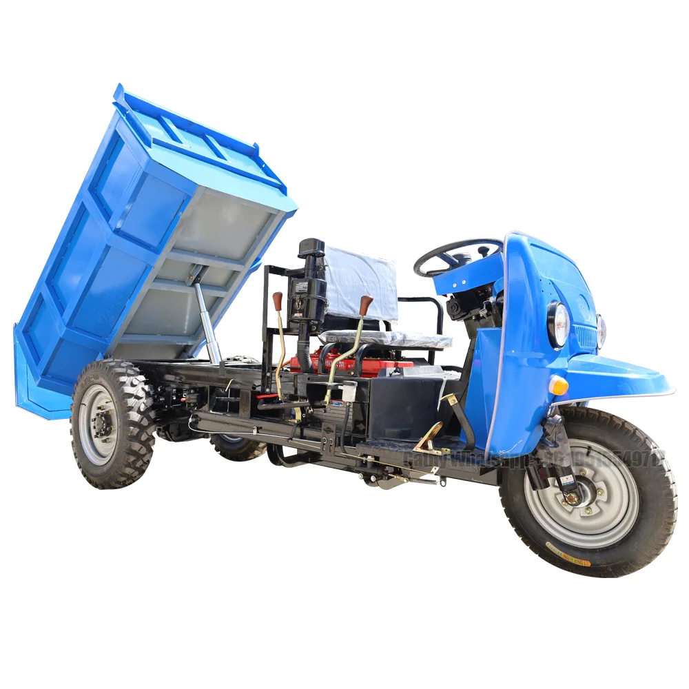 Heavy Carry Load 2.5ton 3 Wheels Cargo Tricycle Diesel Engine Tricycle