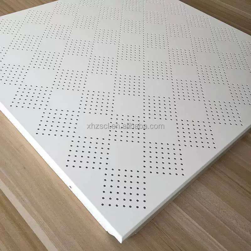 Hot Sale Made In China Xinhong Size 60*60cm Aluminum Alloy Perforated Ceiling Tiles