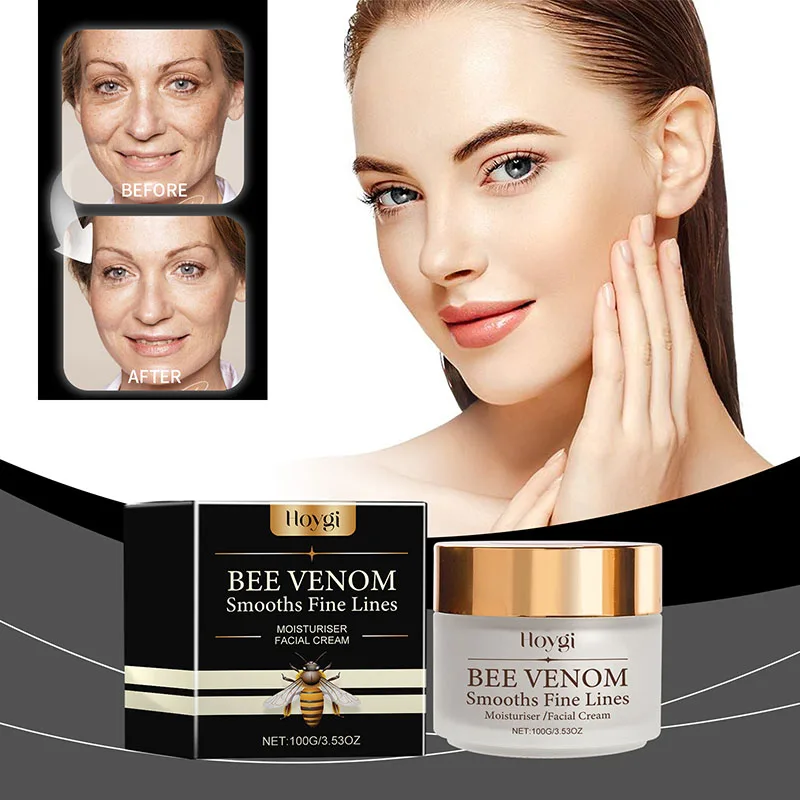 Wholesale Bee Venom Anti-Wrinkle Face Cream Firming Facial Moisturizer Cream with Honey Skin Care Lotion