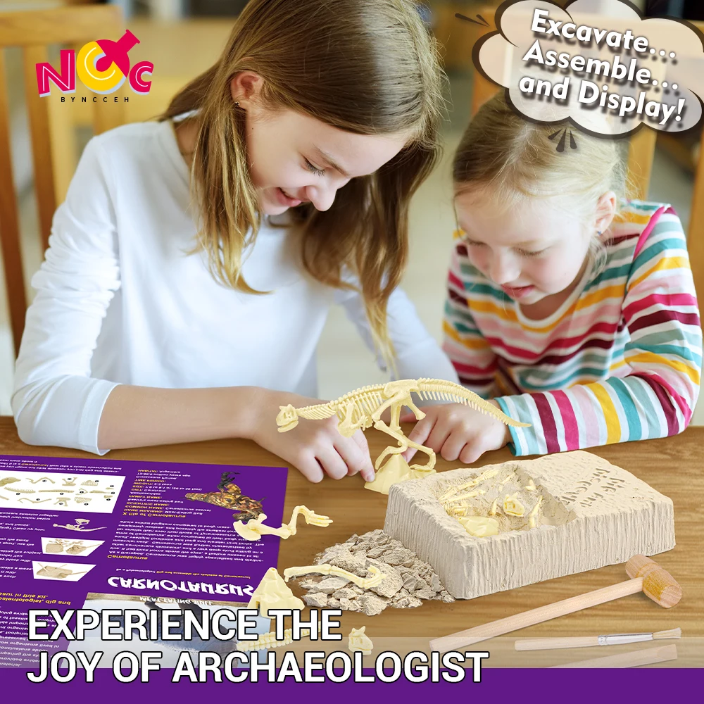 Top Selling Toys Game Kid Other Toys Educational Learning Carnotaurus Dinosaur Excavation Toys for Children