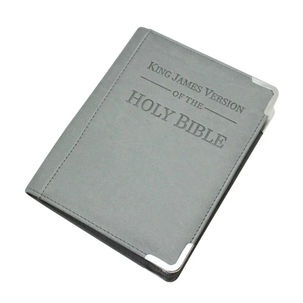  Boshiho Bible Cover Smooth PU Leather Case Bag for Church Christian Perfect Gift Zipper Book Carrier