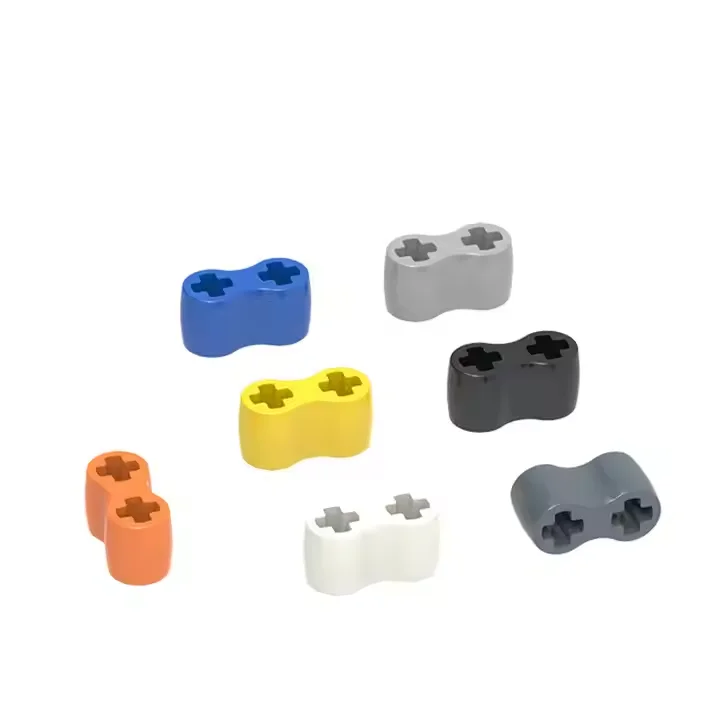 No.45590 Axle Connector Double Flexible Assemble Plastic Bulk STEM Educational Block Bricks