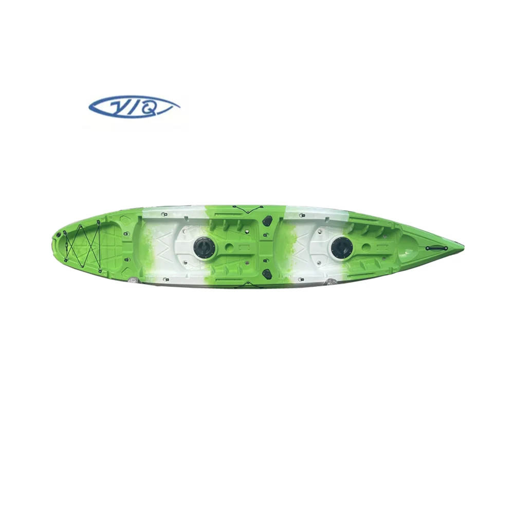 2022 newest double roto molded plastic 2 person fishing angler recreation canoe  kayak