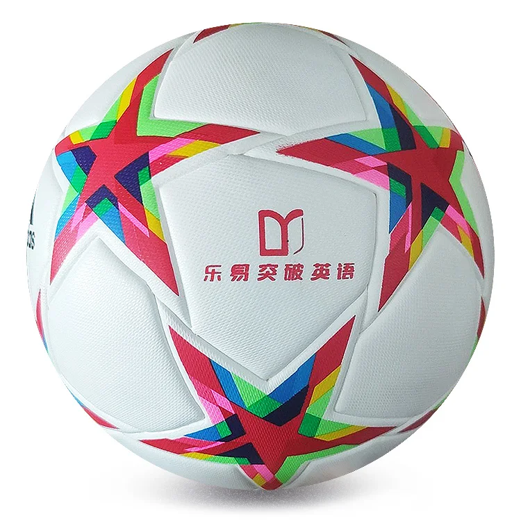 Customize cheap Match Cup football Soccer Ball material have PVC/TPU/PU Training Official Standard Size And Weight Soccer Ball