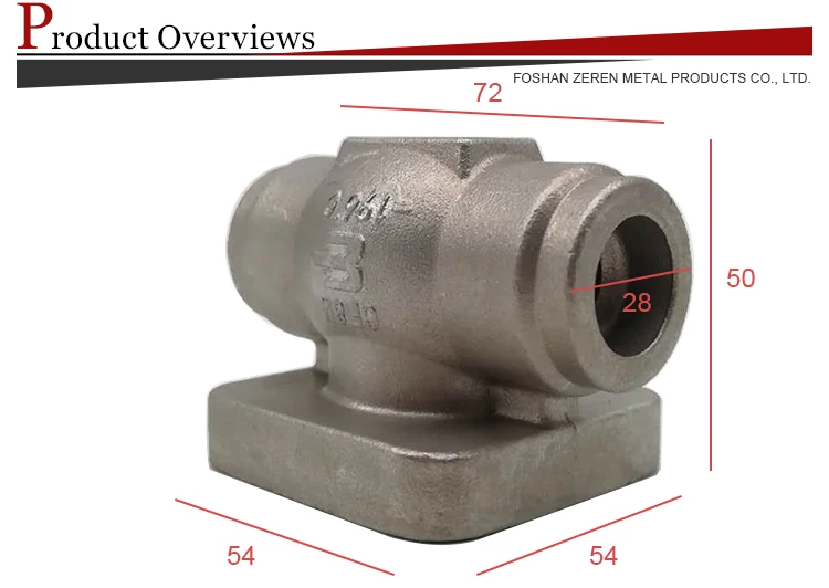 OEM Stainless Steel Silica Sol Precision casting Valve Body Casting Lost Wax Investment Casting Valve Body