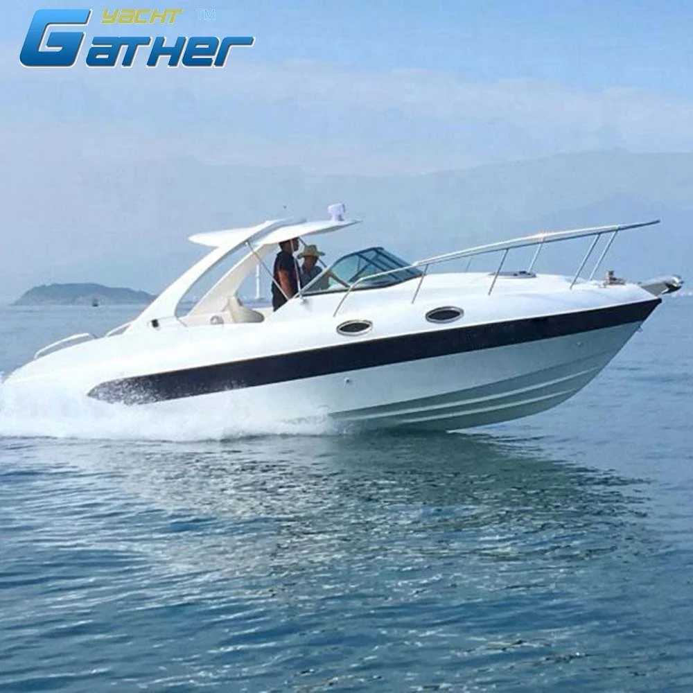 Gather Yacht hot sale 27ft frp fiberglass cruiser