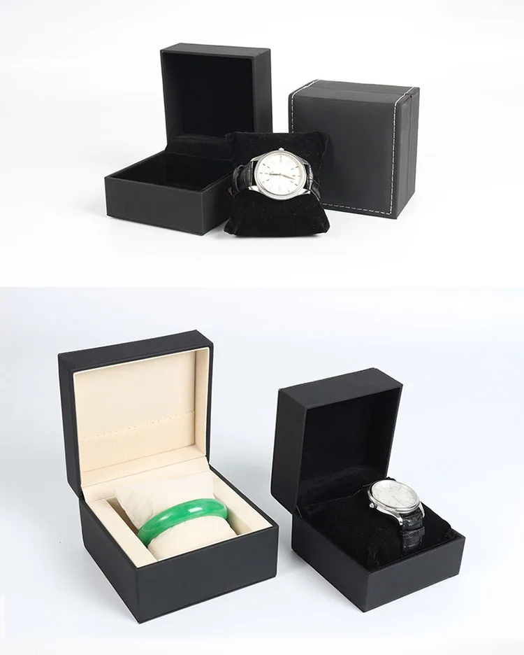 High Quality Pu Material Custom Logo Accepted Direct Factory Sale Watch Box