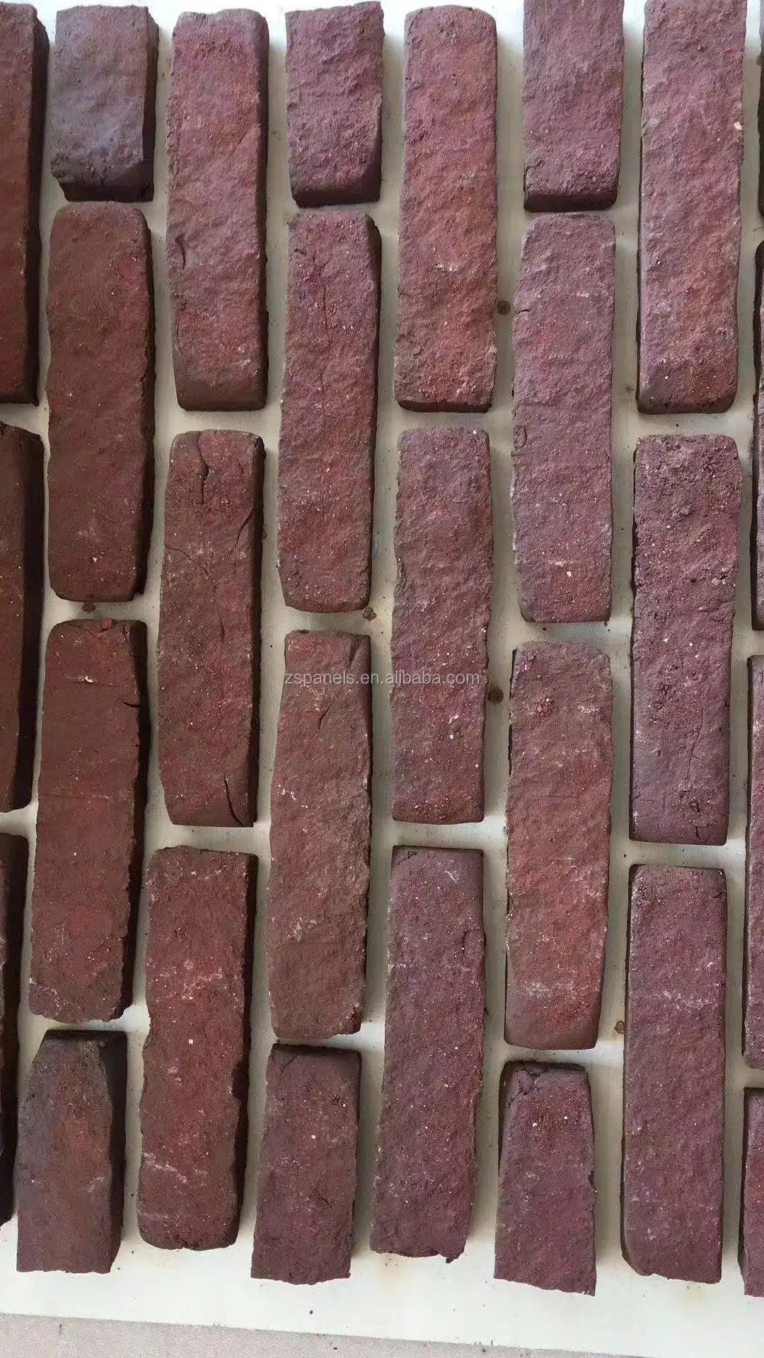 
HandmadeAntique brick slip wall clinker tile, clay fired terracotta clinker tile, Terracotta brick slips with dry hanging system 