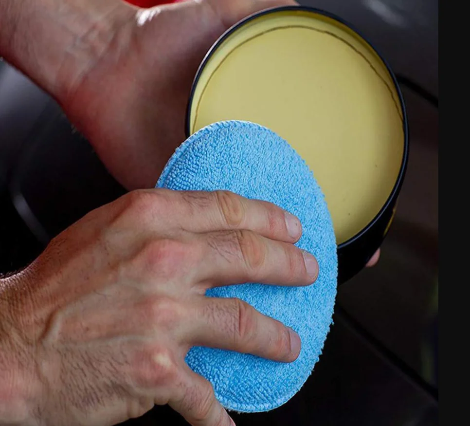 SEQ 3 piece auto polishing car detailing waxing sponge car hand polish set