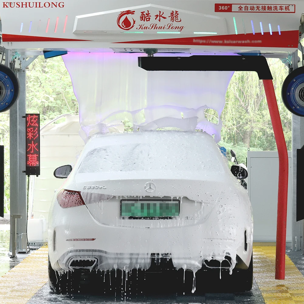 360 Degree Touchless Automatic Car Wash Machine system self service Car Washer equipment brushless no-contact touch free price