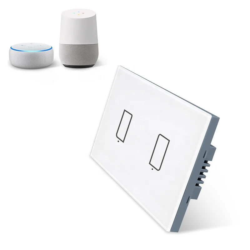 BroadLink Smart Home EU/US/UK Standard 1/2/3 Gang Wireless Remote Control Smart Wifi Light Switch with Alexa Google