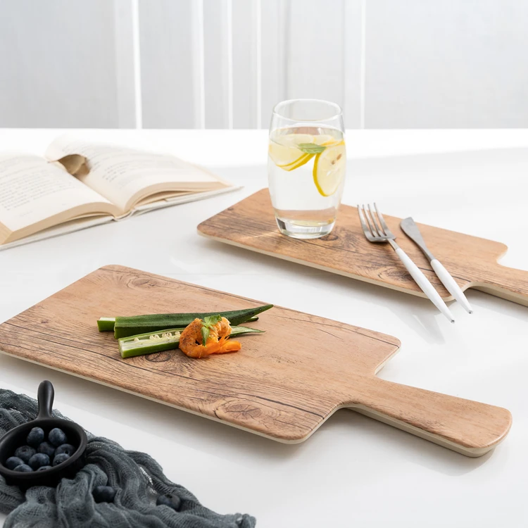 Modern Japanese Tableware Wholesale Plastic Bread Serving Tray