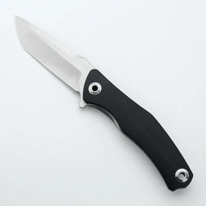 9Cr18Mov LIVEWIRE Pocketknife outdoor Survival knife ASSERT BLACK Folding Knife camp High quality Pocket EDC knives G10 Handle