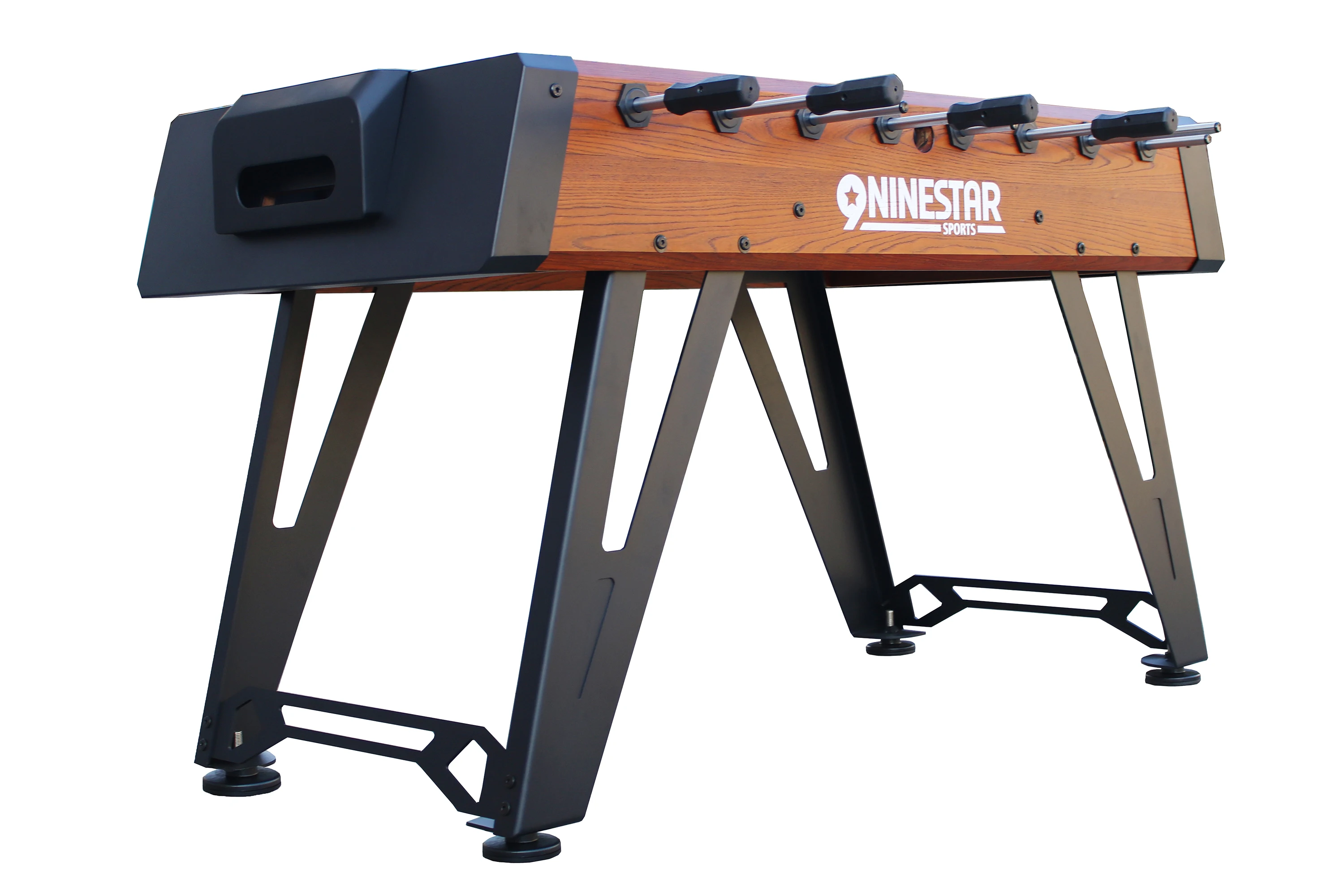 NINESTAR Top Grade HPL Anti-scratch Wear Resistant Foosball Table Solid and Durable Metal Leg