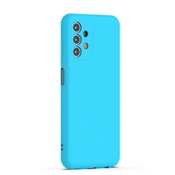 2.0mm silicone rubber case  for samsung A13  case shockproof soft microfiber cover for samsung A33 A53 A73 silicone case