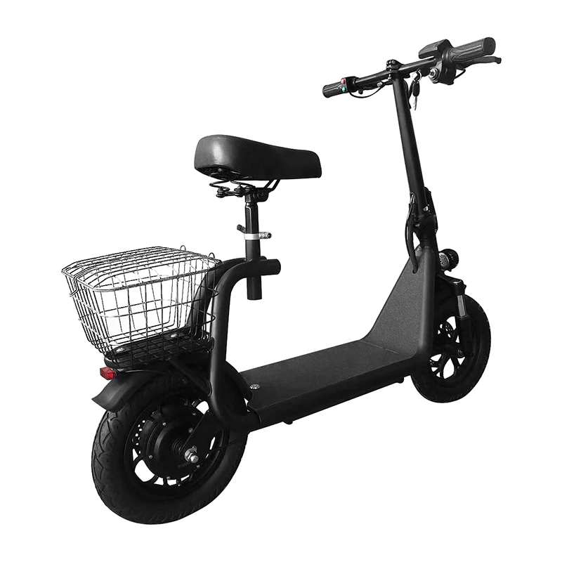 JINLIN 500w 48v 12 inch 2 Wheel Fast E Scooter Electric Bike electric scooter with seat for adults
