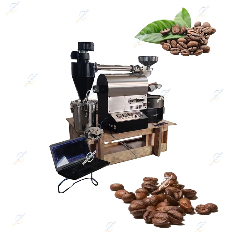 Tostadora De Cafe Precio Gas Electric Commercial 6kg 5kg 3kg 2kg 1kg Machine Small Home Roasting Coffee Roaster