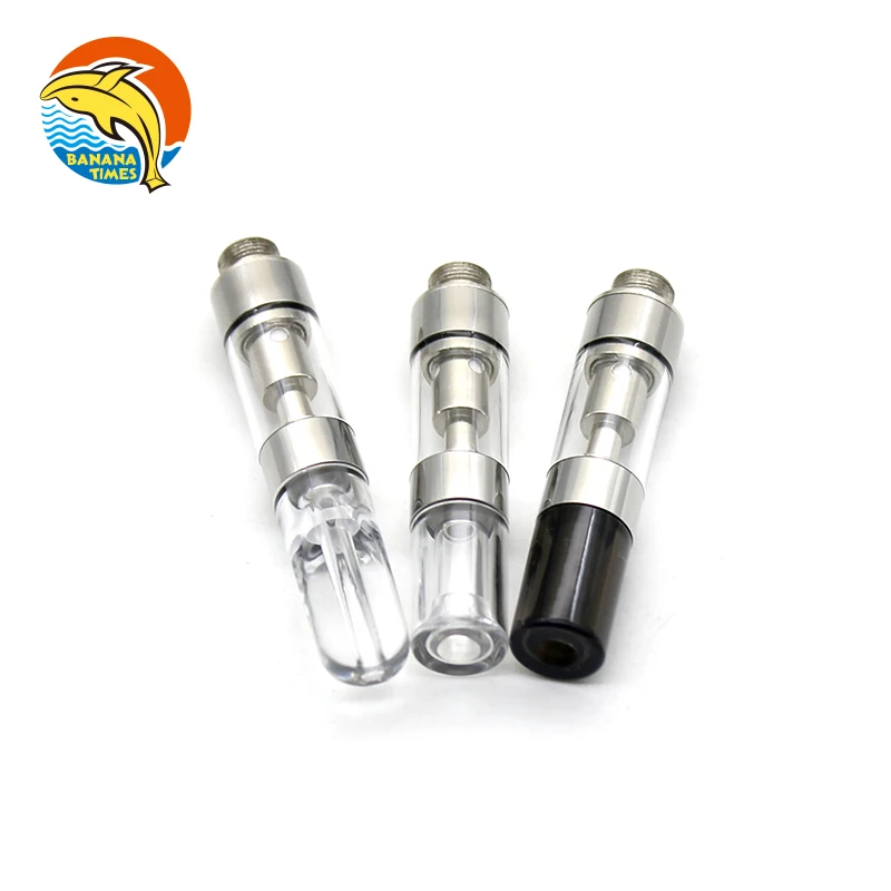 
Shopping online Flat round tip ceramic glass cartridges 1ml ceramic coil custom vaporizer empty oil cartridge 