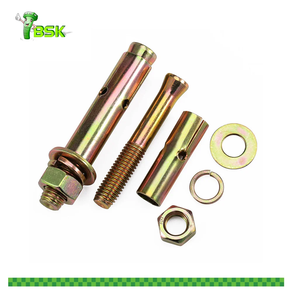 Anchor bolt M6 M8 M10 M12 M14 M16 M18 M20 M24 M30 stainless steel boulon concrete anchor bolts sleeve anchor