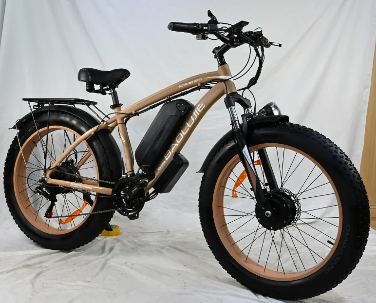 26 inch dual driver hydraulic disc brake 26*4.0 electric bicycle 2000w 50-80km for adults 45km/h with Shi-Mano 21 Speed