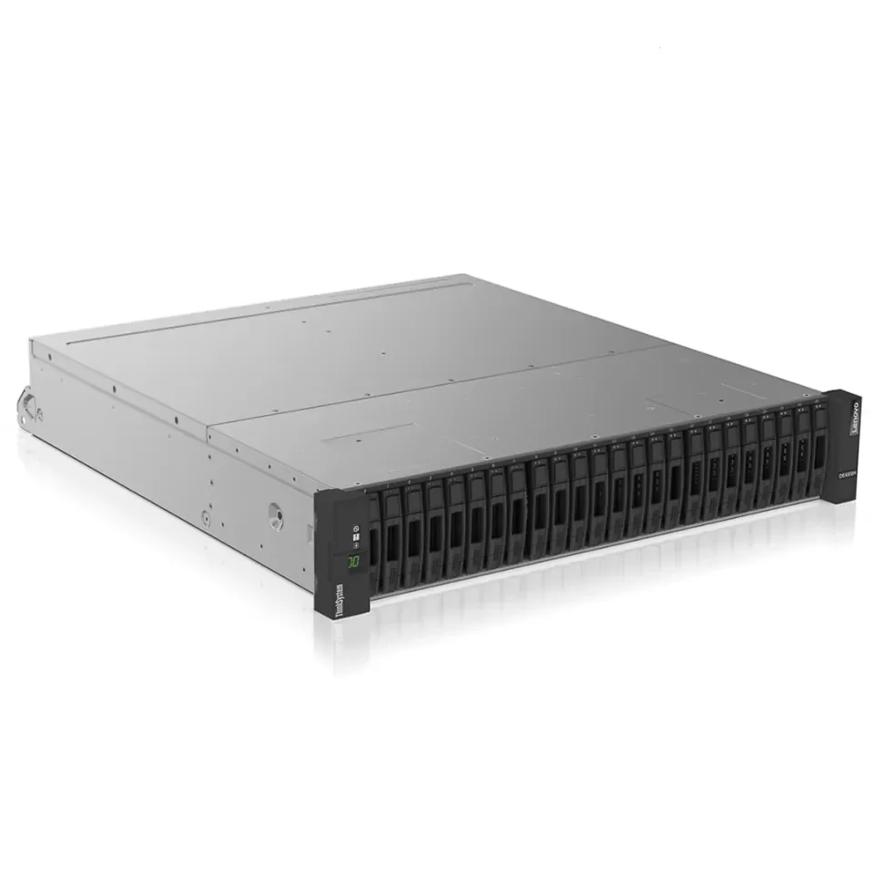 Хранилище Lenovo ThinkSystem DE4000H 2U24 Flash Array Rack Storage Server 64G 32GFC SFP + трансивер * 8 1,6 TSSD * 6 + 1,8 T * 18