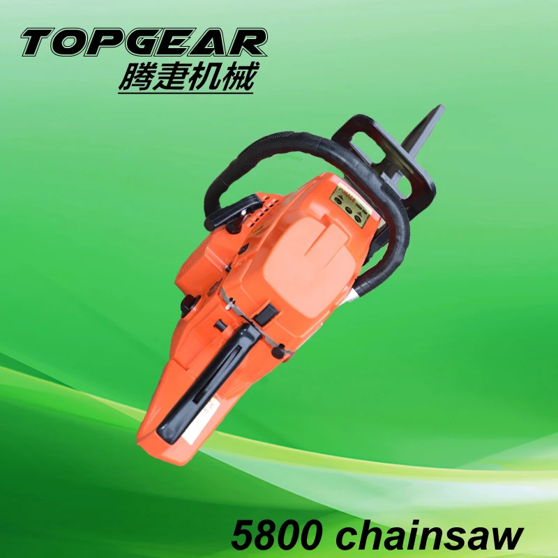 China Topgear brand 52cc cs5200 chainsaw with 18 inch bar and chain