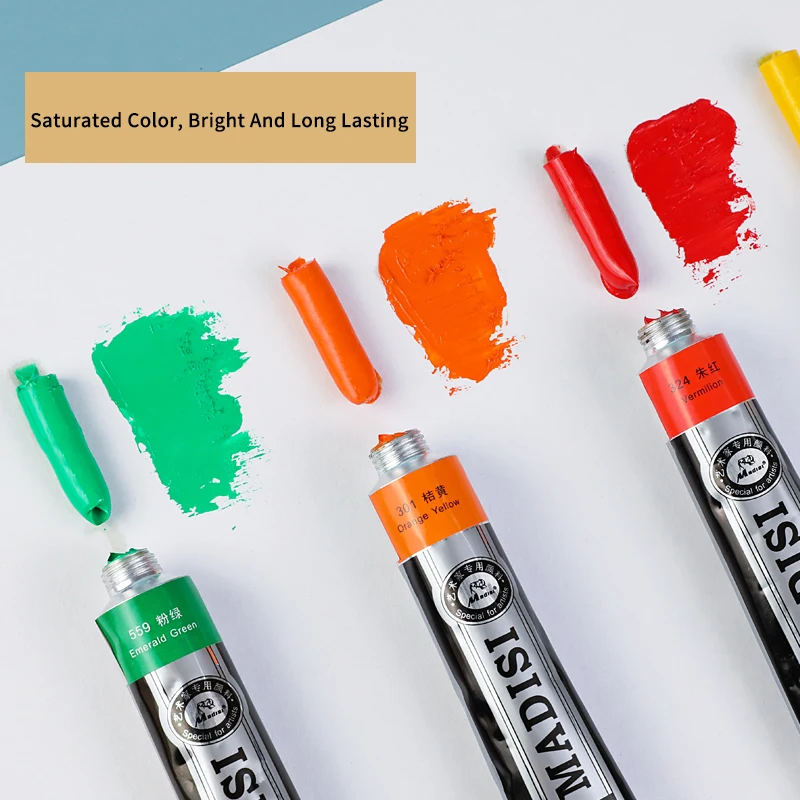 Factory Direct Sales Set 3pcs 37 Colors 50ml Oil Paint Sets Painting Oil Color Tubes