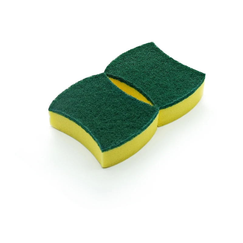 Foamstar Easy-hold  Dish Pan Pot Washing Scrub Sponge Kitchen Thick Scrubber Pad Cleaning Scouring Sponge Pads Scourer Sponges