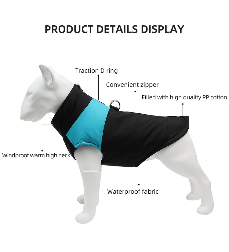 Fashion Waterproof Dog Jackets Winter Pet Clothes Ready To Ship Products Dog Jackets