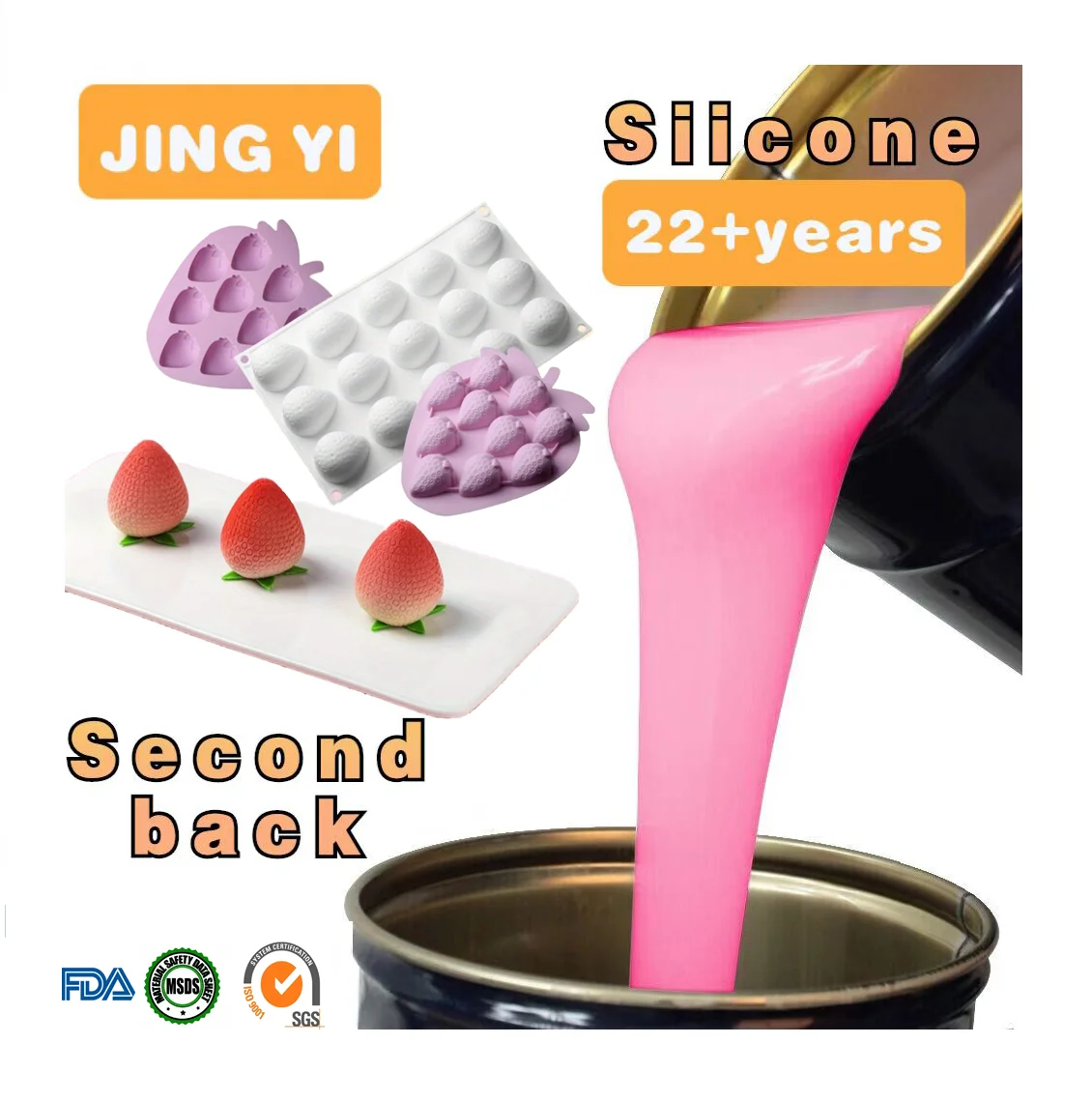 Factory Price High Quality Food Grade Rtv-2 Silicone Liquid Silicone Rubber For Resin Molds Making Food Molds Making