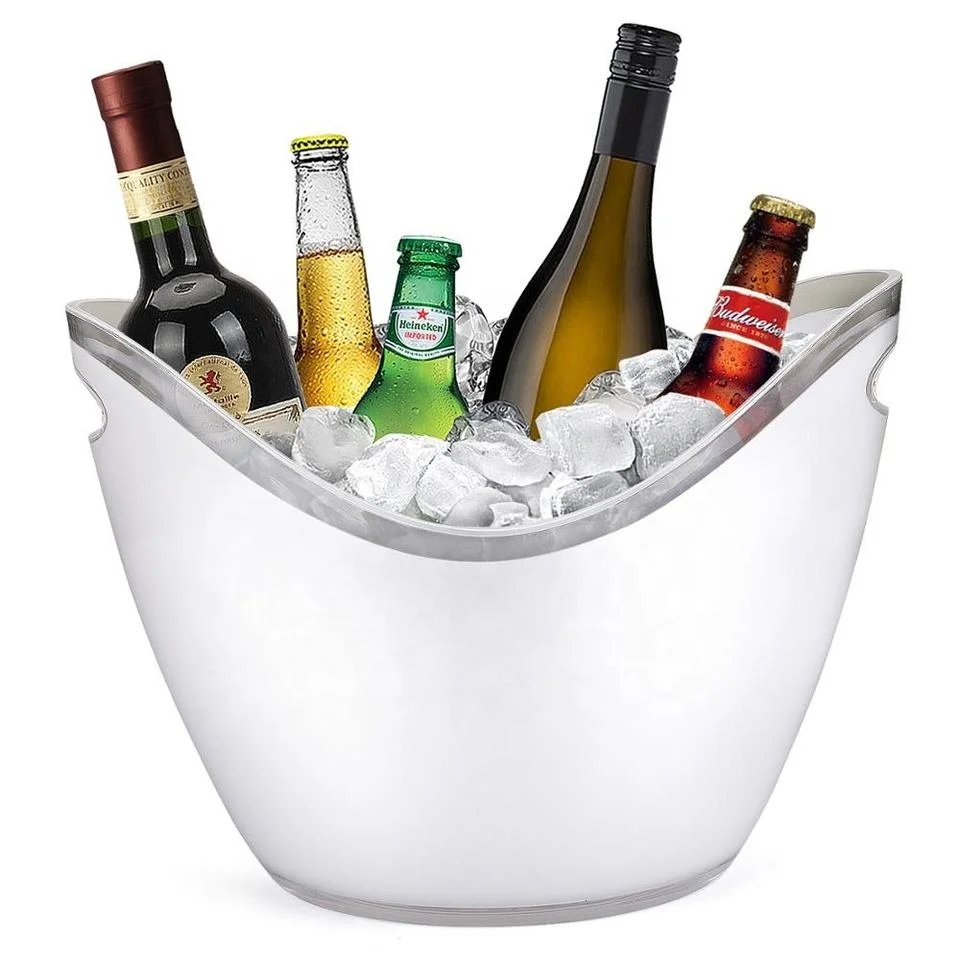 4L acrylic clear wine champagne ice bucket beer Ice container clear ice storage for wines beers