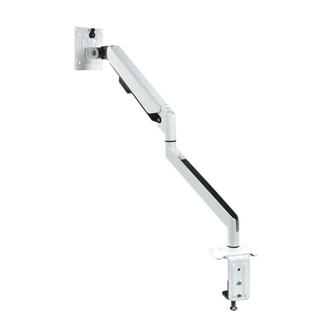 Dental Single White color Arm Monitor Mount Medical Gas Spring Monitor and Laptop arm Desk Mount