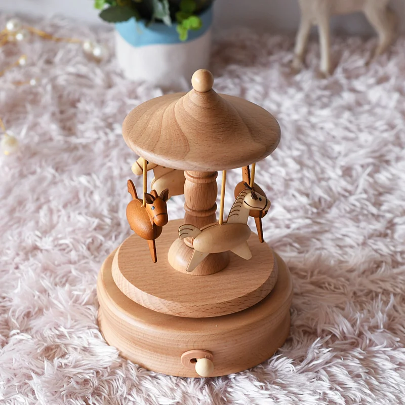 Tailai music box wooden wood music box kids music box hot sale