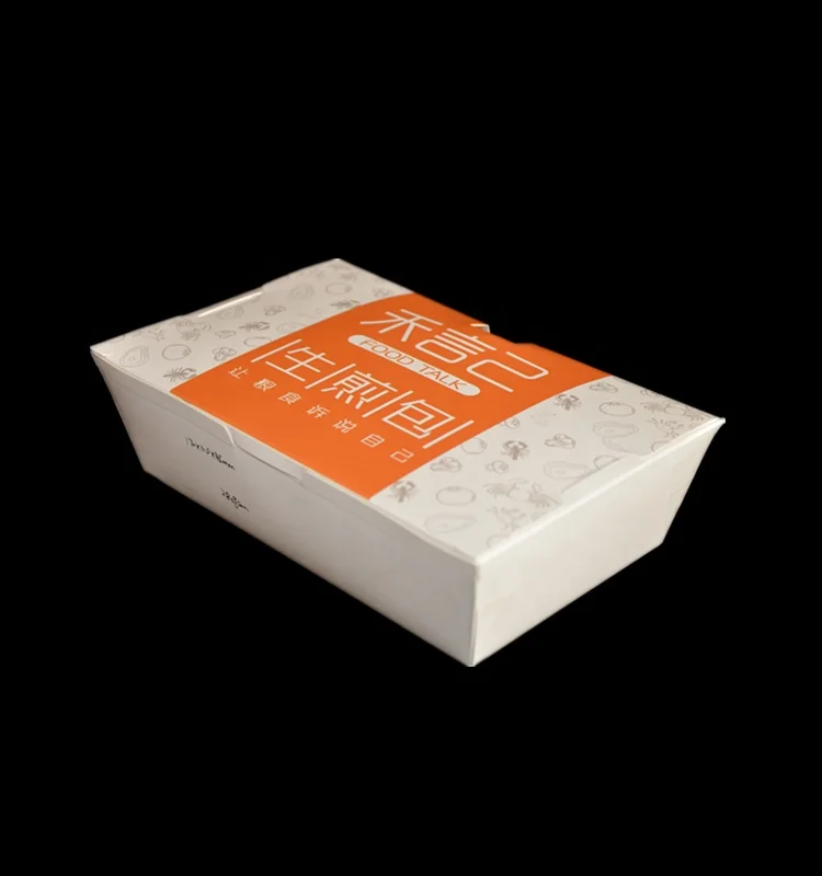 Customized Size logo Disposable Food Packaging Fried Chicken Box Take Away lunch box