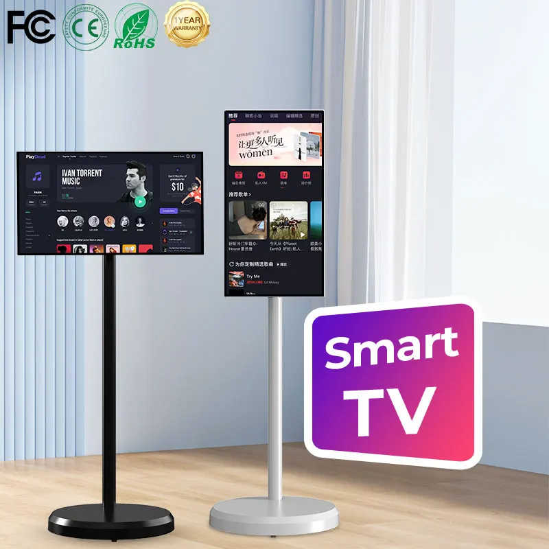 Stand By Me Smart Tv 21.5 27 32 Inch With Touch Screen Android 13.0 8gb Ram 128gb Rom Display
