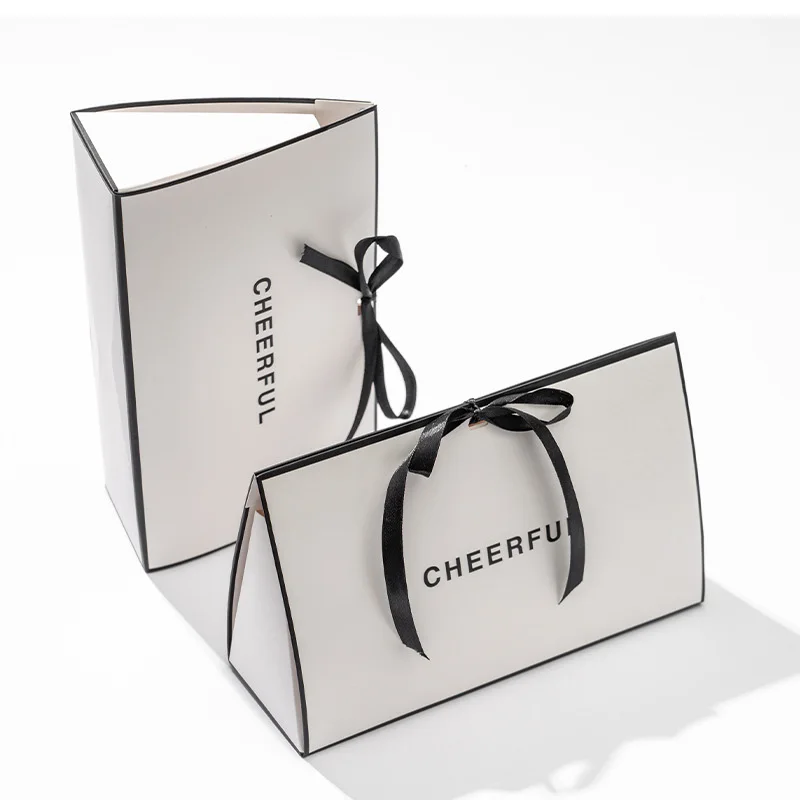 Pillow Shape Foldable Thank You Gift Package Sweet Candy Gift Packaging Paper Box For Wedding Favor