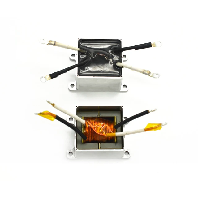 Custom High Quality Litz Wire Frequency Transformer Aluminum Housing 7000W 500V factory