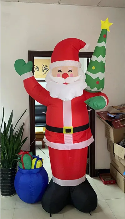 Inflatable Santa Claus Halloween Pumpkin Ghost Tumbler Snowman Christmas Decorations Christmas Gas Model Props