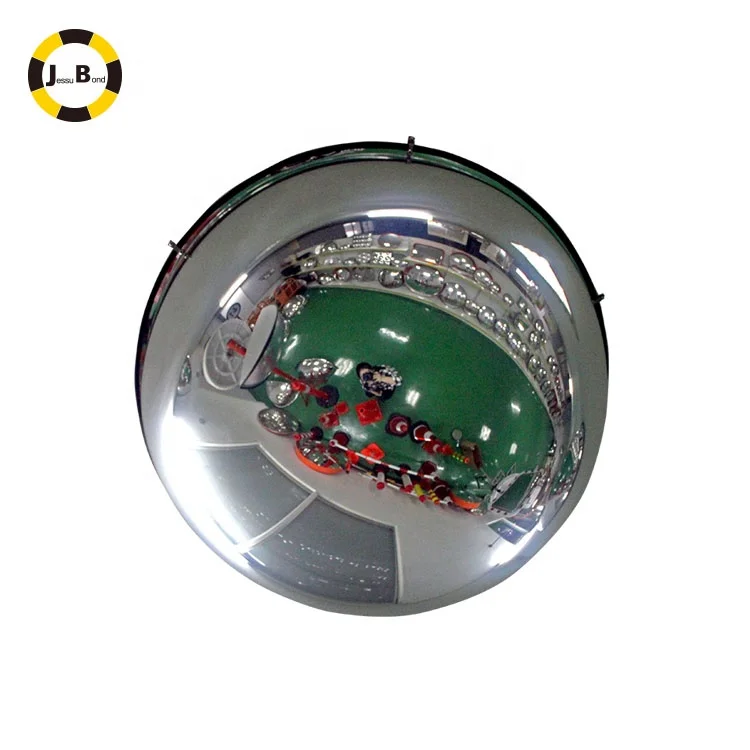 large 2 mm Thickness Acrylic Plastic Security 360  Degree Full Domed Mirror Convex