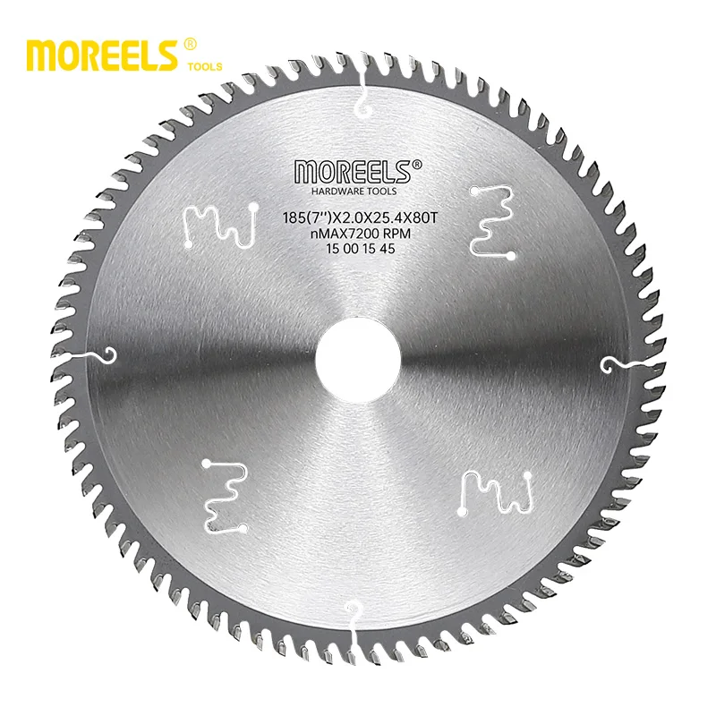 Moreels N08D080 200*80T Circular Saw Blade For Wood Project Use Framing Finefinsh Cutting Saw Blade  Wood Cutting