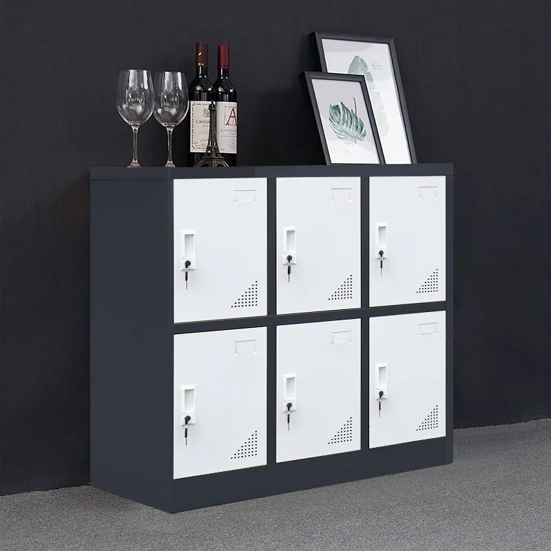 Classroom safe storage cabinet staff steel locker colourful mini lockers