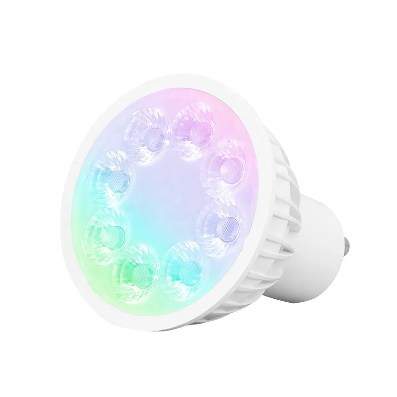 LM080 RGBCCT Led Spot Light GU10 Bulb Color Temperature 2.4G Wireless, Be used with Remoter