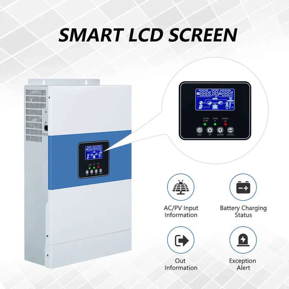 Inverter 12V 220V 10000W 6000 Watt Pure Sine Wave 6000W A 110Vac 4000W 6Kw Capacitor