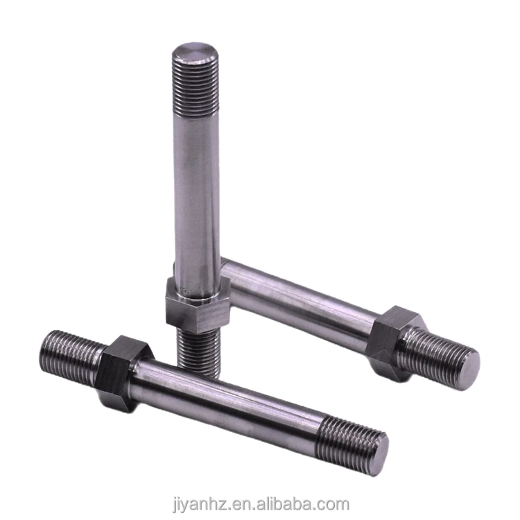 Jiyan Factory Customized CNC Turning Machining Hexagonal Head Stainless Steel Rotating Shaft For Scooter