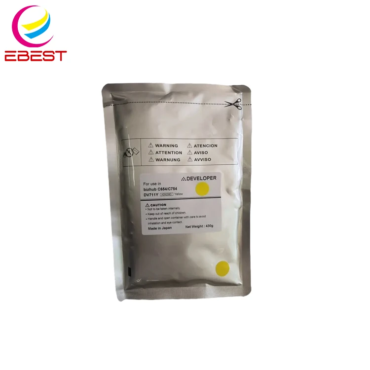 EBEST заводская цена совместимый с Konica Minolta DV711 разработчик Bizhub C451 C452 C552 C654 C754 порошок разработчика