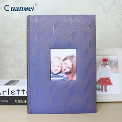 Fabric Frame Cover Photo Album 300 Pockets Hold 4x6 Photos Wholesale book bound slip in family album