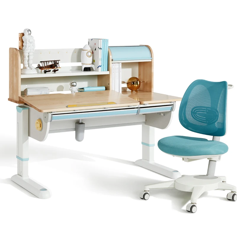
2M2KIDS Amz Hot Sale Girls Study Desk Solid Wood Toddler Study Desk Adjustable Ergonomic Study Table for Children 