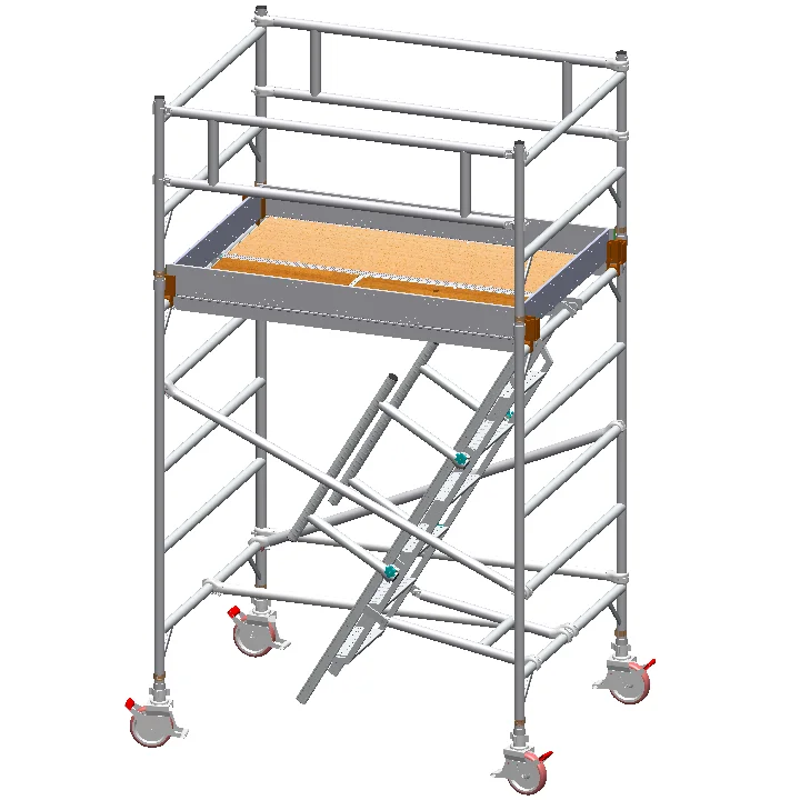 Hot sale light weight portable aluminum 6061-T6 scaffold scaffolding construction